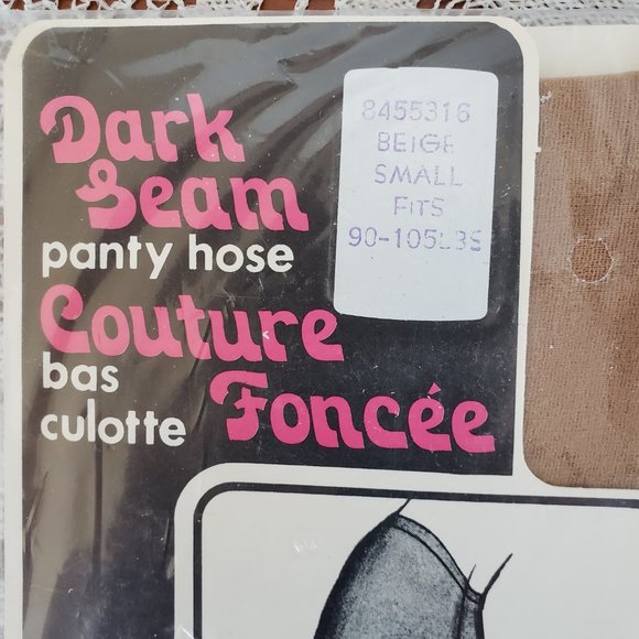 3 pair Vintage Back Dark Seam nylons. In package. Ultra sheer tights - Picture 4 of 8